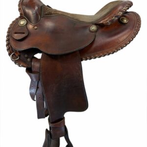 15.5Inch Used Simco Trail Saddle Medium Tree 4026