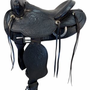 15 Inch Used TexTan Trail Saddle Medium Tree
