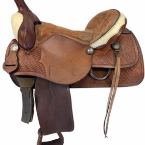 16 Inch Used Southern RE Roping Saddle Wide Tree