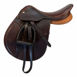 17 Inch Used Collegiate Jumping Saddle Narrow Tree