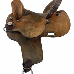 13.5Inch Used Cirlce Y KK Barrel Saddle Medium Tree. 1506