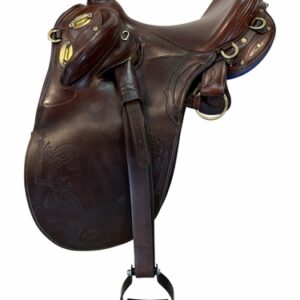 13 Inch Used Syd Hill and Sons Aussie Stock Saddle Medium Tree Suprema