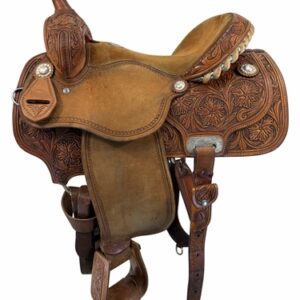 14.5Inch Used Martin Saddlery Barrel Saddle Medium Tree