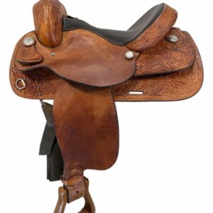 14.5Inch Used TexTan Trail Saddle Medium Tree
