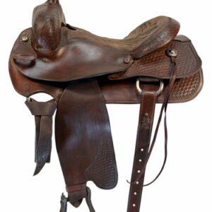 15.5Inch Used Less Ertman Cutting Saddle Medium Tree