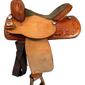 15 Inch Used TexTan Barrel Saddle