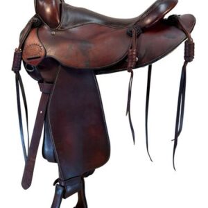 16.5Inch Used Smittys Custom Roping Saddle Medium Tree