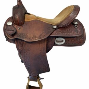 16 Inch Used Alamo Trail Saddle Wide Tree