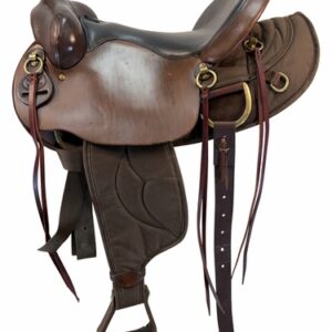 16 Inch Used Big Horn King Of Mules Cordura Trail Saddle Medium Tree 305