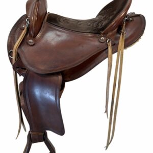 16 Inch Used Don West Ranch Saddle Medium Tree