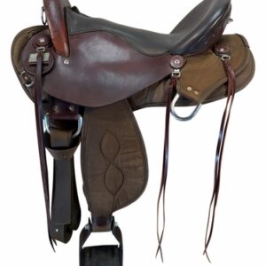17 Inch Used Big Horn Cordura Endurance Saddle Medium Tree 701